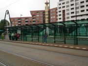 , /A tram stop in the Hague