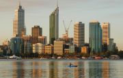 Perth view with canoe