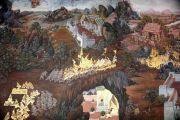 the stories from the history of the country painted on the walls