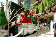with even some Christmas decorations