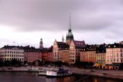 Stockholm at sunset