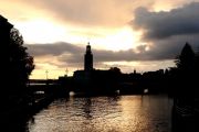 Stockholm at sunset