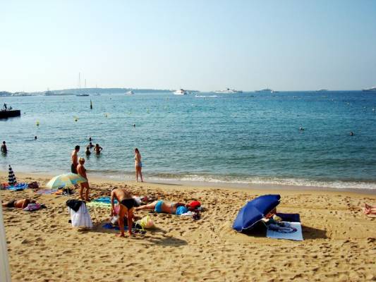 the beach in the morning...