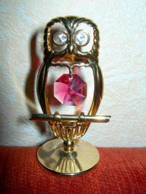 Сова (металл, кристалл Swarovski), 2008 г.
