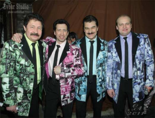 Гости гала-party 2000 +, посвященного десятилетию диско группы ДИАМАНТ