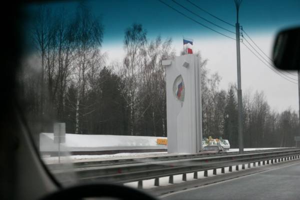 Граница с республикой Беларусь январь 2012